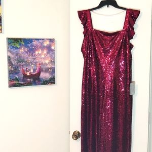 Gal Meets Glam sequin jumpsuit size 14